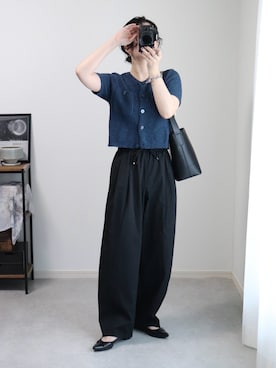 「tiptop（ティップトップ）のアイテム」を使った、ゆ ず も も .さん（レディース・160cm）の夏コーディネート