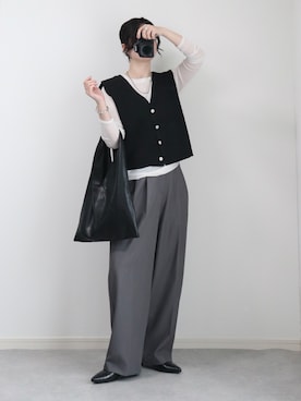 ゆ ず も も .さん（レディース・160cm）の春コーディネート