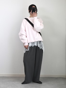 「アイテム（リング）」を使った、ゆ ず も も .さん（レディース・160cm）の春コーディネート