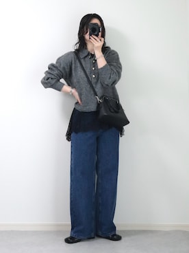 ゆ ず も も .さん（レディース・160cm）の春コーディネート