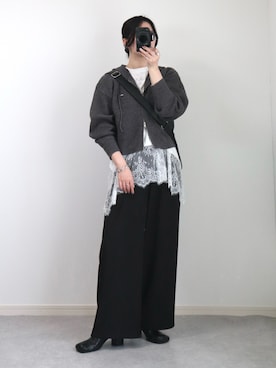 「ete（エテ）のアイテム（リング）」を使った、ゆ ず も も .さん（レディース・160cm）の春コーディネート