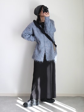 「アイテム（リング）」を使った、ゆ ず も も .さん（レディース・160cm）の冬コーディネート