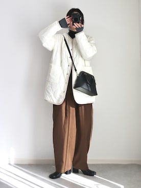 ゆ ず も も .さん(レディース・160cm)の冬コーディネート