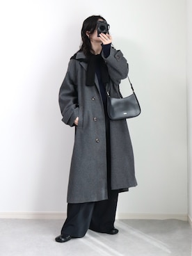 「アイテム（リング）」を使った、ゆ ず も も .さん（レディース・160cm）の冬コーディネート