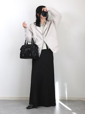 ゆ ず も も .さん（レディース・160cm）の冬コーディネート