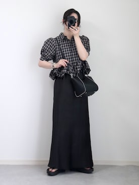 「ete（エテ）のアイテム」を使った、ゆ ず も も .さん（レディース・160cm）の夏コーディネート