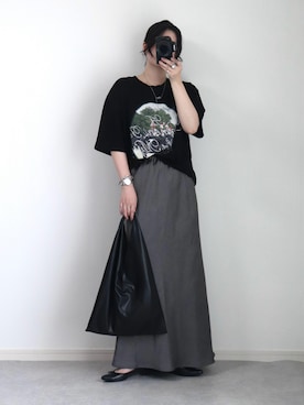「CENE（セネ）のアイテム」を使った、ゆ ず も も .さん（レディース・160cm）の夏コーディネート