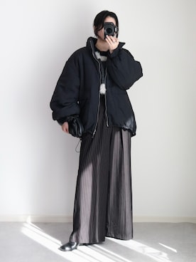 ゆ ず も も .さん（レディース・160cm）の冬コーディネート