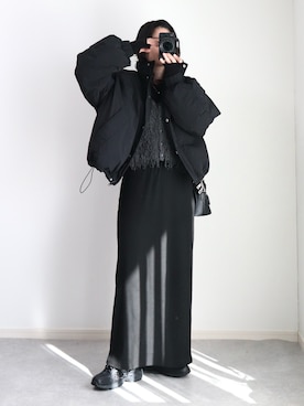 「アイテム（アクセサリー）」を使った、ゆ ず も も .さん（レディース・160cm）の冬コーディネート