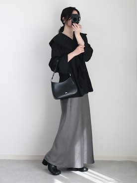 「muku（ムク）のアイテム」を使った、ゆ ず も も .さん（レディース・160cm）の春コーディネート