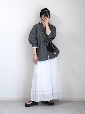 ゆ ず も も .さん（レディース・160cm）の夏コーディネート