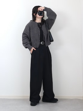 ゆ ず も も .さん（レディース・160cm）の冬コーディネート