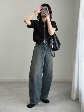 「アイテム（ブーツ）」を使った、ゆ ず も も .さん（レディース・160cm）の夏コーディネート