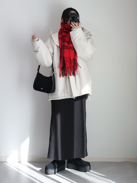 ゆ ず も も .さん（レディース・160cm）の冬コーディネート