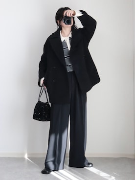 ゆ ず も も .さん（レディース・160cm）の冬コーディネート