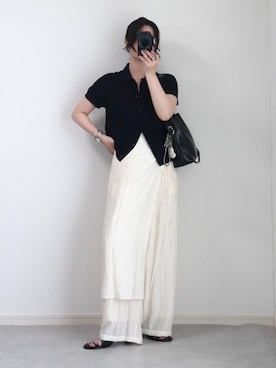 「ete（エテ）のアイテム」を使った、ゆ ず も も .さん（レディース・160cm）の夏コーディネート