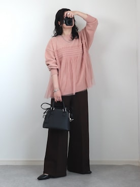 ゆ ず も も .さん(レディース・160cm)の春コーディネート