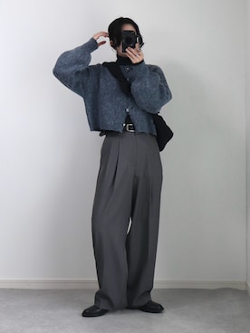 「アイテム（ローファー）」を使った、ゆ ず も も .さん（レディース・160cm）の秋コーディネート