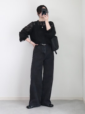 ゆ ず も も .さん（レディース・160cm）の春コーディネート