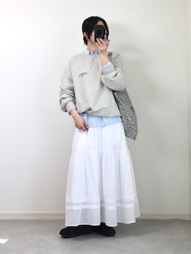 「ete（エテ）のアイテム」を使った、ゆ ず も も .さん（レディース・160cm）の春コーディネート