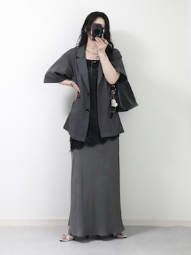 ゆ ず も も .さん（レディース・160cm）の夏コーディネート