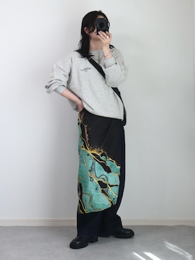 ゆ ず も も .さん（レディース・160cm）の春コーディネート