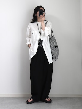「アイテム（パンツ）」を使った、ゆ ず も も .さん（レディース・160cm）の春コーディネート