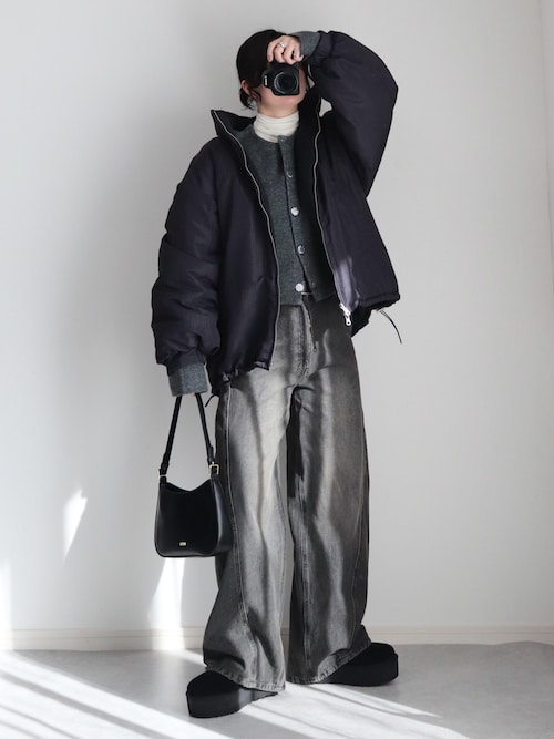 セール】ムジ×チェックリバーシブルBIGブルゾン（ブルゾン）｜tiptop