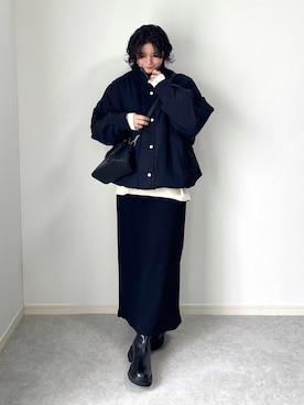 ゆ ず も も .さんの（AZUL by moussy | アズールバイマウジー）を使ったコーディネート