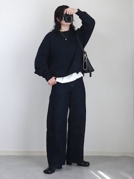 「CENE（セネ）のアイテム」を使った、ゆ ず も も .さん（レディース・160cm）の冬コーディネート