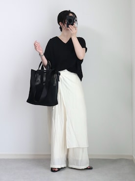 ゆ ず も も .さん(レディース・160cm)の夏コーディネート