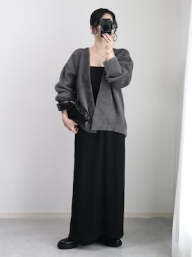 「アイテム（ハンドバッグ）」を使った、ゆ ず も も .さん（レディース・160cm）の秋コーディネート