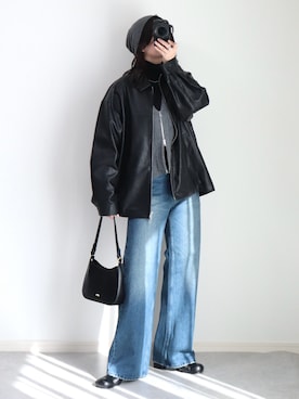 ゆ ず も も .さん（レディース・160cm）の冬コーディネート