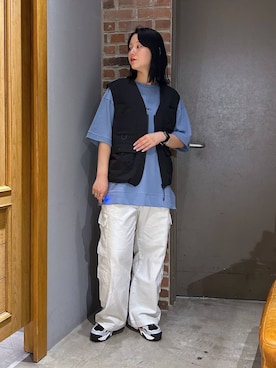 「KELTY（ケルティ）のアイテム」を使った、ukkiiiiさん（レディース・165cm）の夏コーディネート