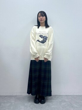 「アイテム（スウェット）」を使った、ukkiiiiさん（レディース・165cm・20代）の秋コーディネート