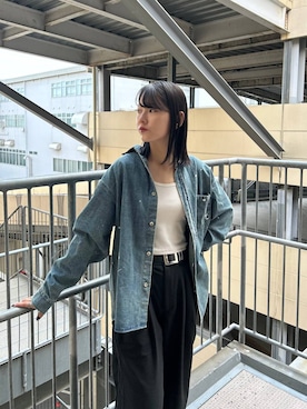 「REmastered（リマスタード）のアイテム」を使った、ukkiiiiさん（レディース・165cm）の夏コーディネート