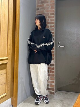 「アイテム（スウェット）」を使った、ukkiiiiさん（レディース・165cm・20代）の秋コーディネート