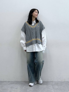 「POLO BCS（ポロ ビーシーエス）のアイテム」を使った、ukkiiiiさん（レディース・165cm）の春コーディネート