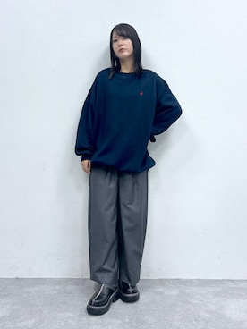 「アイテム（スウェット）」を使った、ukkiiiiさん（レディース・165cm・20代）の秋コーディネート