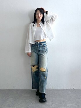 ukkiiiiさん（レディース・165cm）の春コーディネート