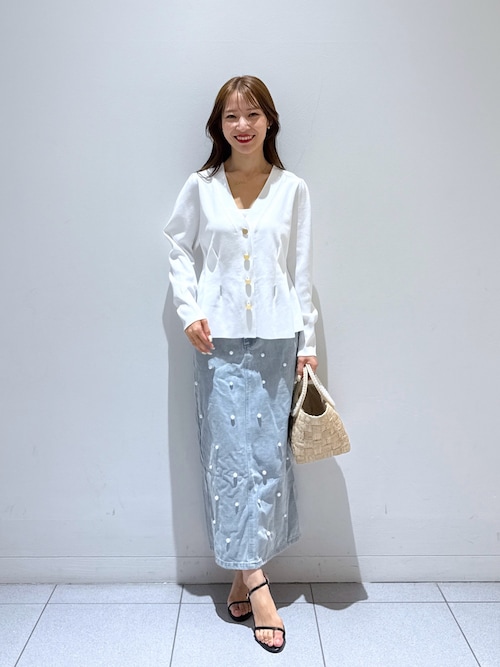 セール】Vネックペプラムカーディガン（カーディガン/ボレロ