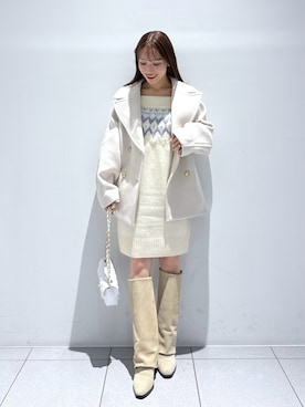 KAZUMIさん（レディース・153cm）の冬コーディネート