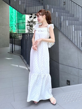 「153cm」｜KAZUMIさん（骨格ウェーブ・レディース・153cm）の夏コーディネート