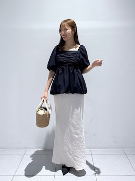 「La boutique BonBon（ラブティックボンボン）のアイテム」を使った、KAZUMIさん（レディース・153cm）の夏コーディネート