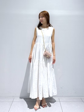 「La boutique BonBon（ラブティックボンボン）のアイテム」を使った、KAZUMIさん（レディース・153cm）の夏コーディネート