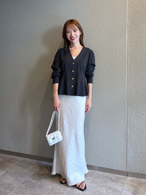 値下げ】La boutique BonBon Vネックペプラムカーディガン La boutique Bonbon カーディガン Vネックペプラムカーディガン