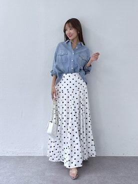 KAZUMIさん（レディース・153cm）の春コーディネート