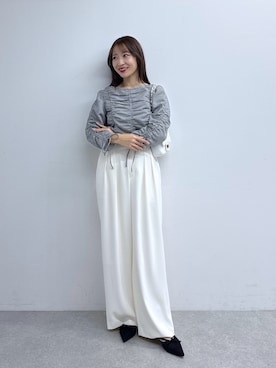 KAZUMIさん（レディース・153cm）の春コーディネート