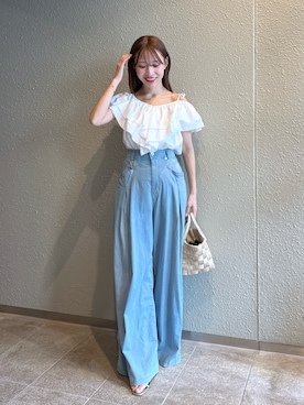 KAZUMIさん(レディース・153cm)の夏コーディネート