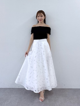 「La boutique BonBon（ラブティックボンボン）のアイテム」を使った、KAZUMIさん（レディース・153cm）の夏コーディネート
